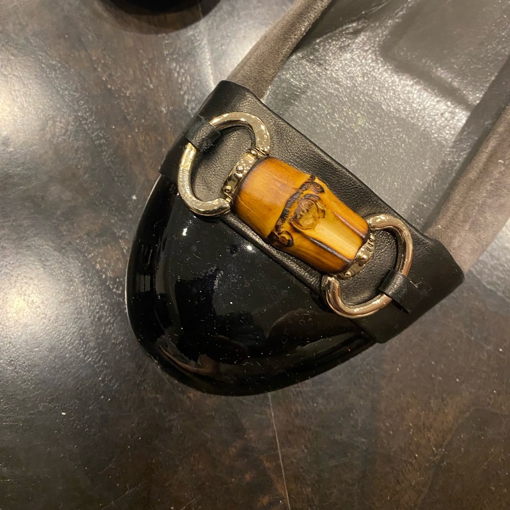 Rare Gucci Bamboo Heeled Flats Tom Ford Era - Picture 2 of 8